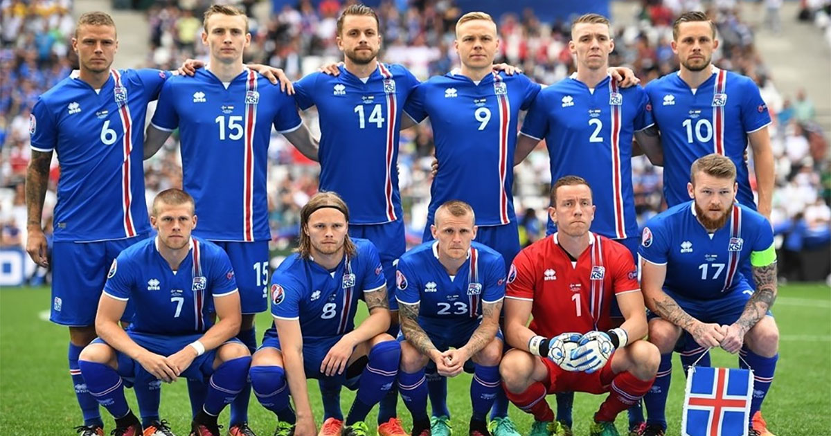 Iceland national team historic memorabilia